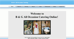 Desktop Screenshot of bandgcatering.com